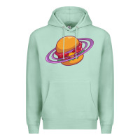 Seafoam Burger  Saturn Premium Hoodie - linhVisuals