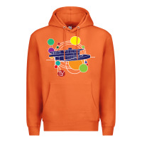 Carrot retro graphic design   frank lloyd wright Premium Hoodie - linhVisuals