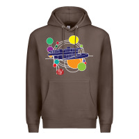 Coffee retro graphic design   frank lloyd wright Premium Hoodie - linhVisuals