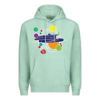 Seafoam retro graphic design   frank lloyd wright Premium Hoodie - linhVisuals