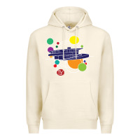 Tofu retro graphic design   frank lloyd wright Premium Hoodie - linhVisuals