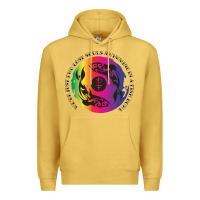 Antique Gold two lost souls swimming in a fish bowl Premium Hoodie - linhVisuals