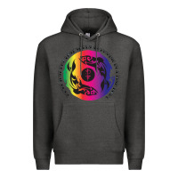 Charcoal Heather two lost souls swimming in a fish bowl Premium Hoodie - linhVisuals