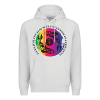 Dove Grey two lost souls swimming in a fish bowl Premium Hoodie - linhVisuals