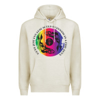 Oatmeal Heather two lost souls swimming in a fish bowl Premium Hoodie - linhVisuals
