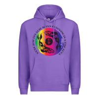 Purple two lost souls swimming in a fish bowl Premium Hoodie - linhVisuals