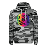 Slate Camo two lost souls swimming in a fish bowl Premium Hoodie - linhVisuals