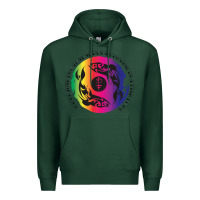 Sports Green two lost souls swimming in a fish bowl Premium Hoodie - linhVisuals