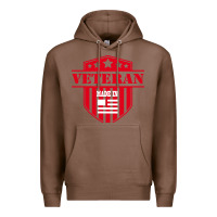Chestnut veteran made in usa   military Premium Hoodie - linhVisuals