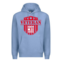 Colony Blue veteran made in usa   military Premium Hoodie - linhVisuals
