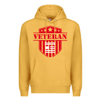 Mustard veteran made in usa   military Premium Hoodie - linhVisuals