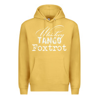 Antique Gold wtf in military speak   saying Premium Hoodie - linhVisuals