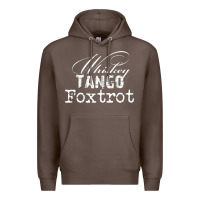 Coffee wtf in military speak   saying Premium Hoodie - linhVisuals