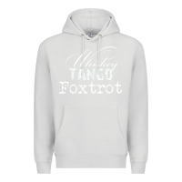 Dove Grey wtf in military speak   saying Premium Hoodie - linhVisuals