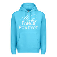 Ocean Blue wtf in military speak   saying Premium Hoodie - linhVisuals