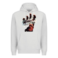 Dove Grey Judas Of Priest - British Steel Premium Hoodie - linhVisuals