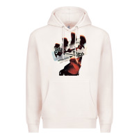 Pale Pink Judas Of Priest - British Steel Premium Hoodie - linhVisuals