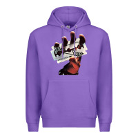 Purple Judas Of Priest - British Steel Premium Hoodie - linhVisuals