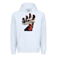 White Judas Of Priest - British Steel Premium Hoodie - linhVisuals