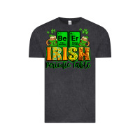 Vintage Black Beer Irish Periodic table St. Patrick's Vintage Tee - LillyAllenDesigns