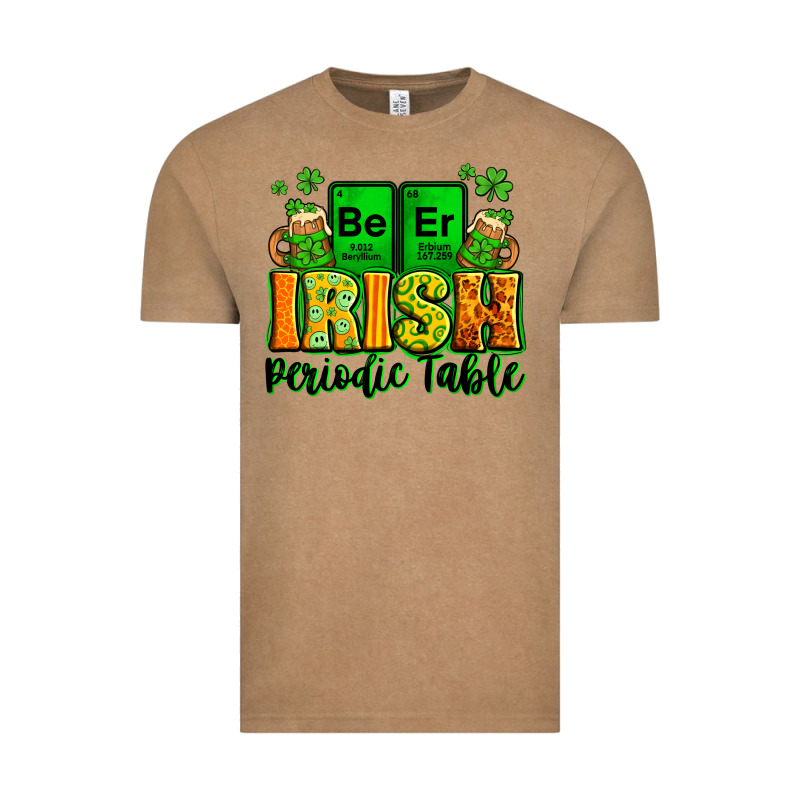 Beer Irish Periodic Table St. Patrick's Vintage Tee by LillyAllenDesigns | Teevron