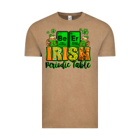Vintage Coffee Beer Irish Periodic table St. Patrick's Vintage Tee - LillyAllenDesigns