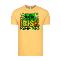 Vintage Mustard Beer Irish Periodic table St. Patrick's Vintage Tee - LillyAllenDesigns