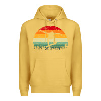 Antique Gold skateboard vintage for skateboards lovers Premium Hoodie - linhVisuals