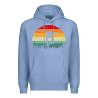 Colony Blue skateboard vintage for skateboards lovers Premium Hoodie - linhVisuals