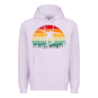 Lilac skateboard vintage for skateboards lovers Premium Hoodie - linhVisuals