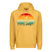 Mustard skateboard vintage for skateboards lovers Premium Hoodie - linhVisuals