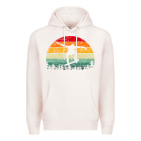 Pale Pink skateboard vintage for skateboards lovers Premium Hoodie - linhVisuals