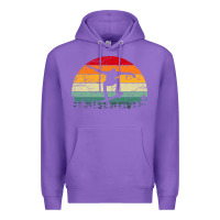 Purple skateboard vintage for skateboards lovers Premium Hoodie - linhVisuals