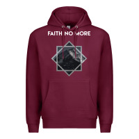 Burgundy faith no more Premium Hoodie - linhVisuals