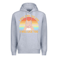 Heather Grey i will find you and i will lick you t  shirt i will find you and i wil Premium Hoodie - linhVisuals
