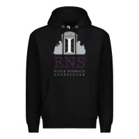 Black École normale supérieure (paris) Premium Hoodie - linhVisuals