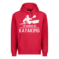Cardinal kayaking t  shirt i' d rather be at the lake kayaking t  shirt Premium Hoodie - linhVisuals
