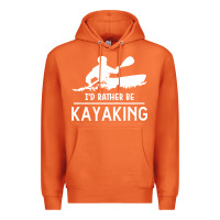 Carrot kayaking t  shirt i' d rather be at the lake kayaking t  shirt Premium Hoodie - linhVisuals