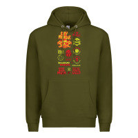 Army Green america, concert, europe, morgue, world,nying, sosmula, city, rap, cit Premium Hoodie - linhVisuals