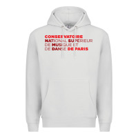 Dove Grey logocnsmdp conservatoire de paris Premium Hoodie - linhVisuals