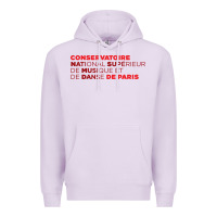 Lilac logocnsmdp conservatoire de paris Premium Hoodie - linhVisuals