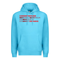 Ocean Blue logocnsmdp conservatoire de paris Premium Hoodie - linhVisuals