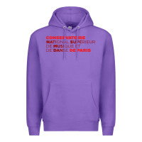 Purple logocnsmdp conservatoire de paris Premium Hoodie - linhVisuals