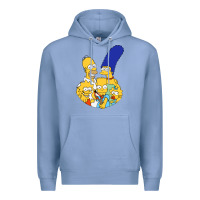 Colony Blue simpson Premium Hoodie - linhVisuals