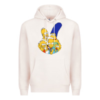 Pale Pink simpson Premium Hoodie - linhVisuals