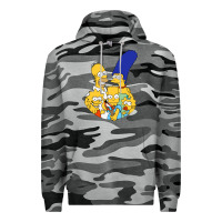Slate Camo simpson Premium Hoodie - linhVisuals