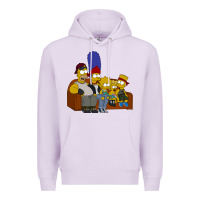 Lilac simpson family Premium Hoodie - linhVisuals