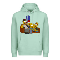 Seafoam simpson family Premium Hoodie - linhVisuals