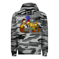 Slate Camo simpson family Premium Hoodie - linhVisuals