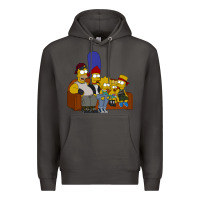 Smoke simpson family Premium Hoodie - linhVisuals